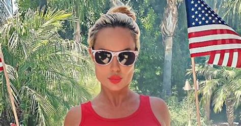 coco austin 4th of july outfit|Coco Austin Stuns In Plunging Red Swimsuits On July 4th: Photos